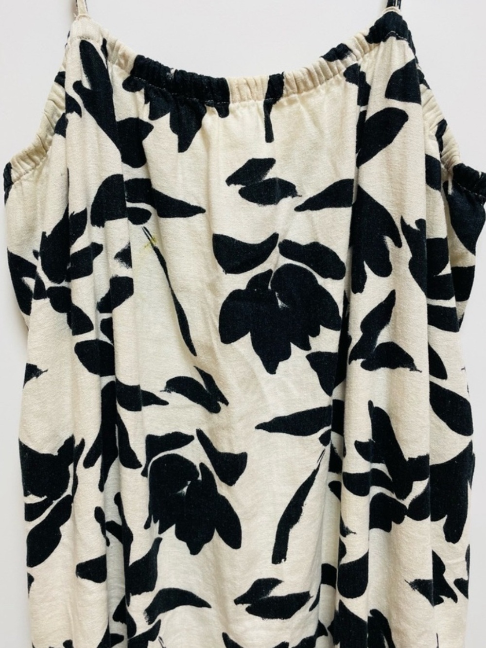 a new day Black and Cream Floral Midi Dress